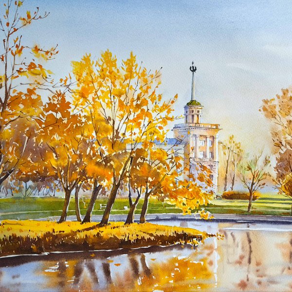осеннее утро в Колпино