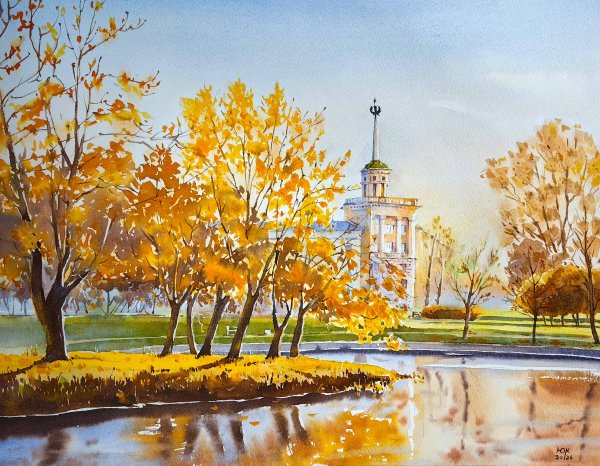 осеннее утро в Колпино